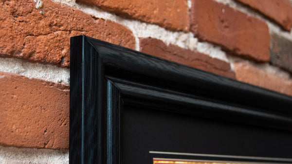 Come and Take It - Framed 2" Black Double Matted, Grooved Molding 6" x 24"