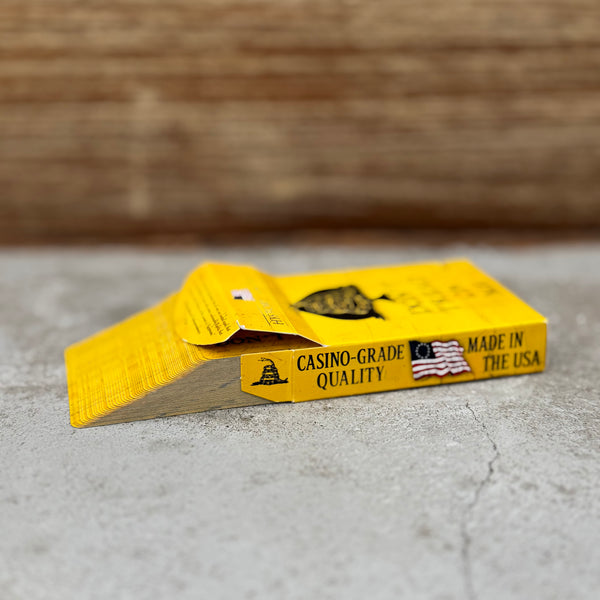 “Don’t Tread On Me” – Premium Casino-Grade Patriotic Playing Cards | Standard Size