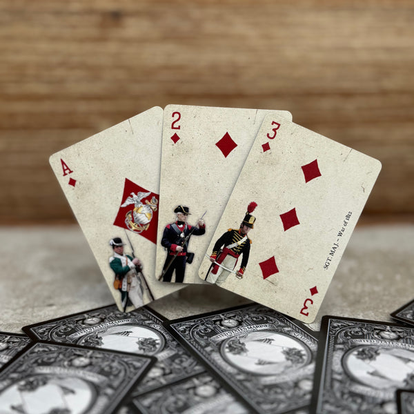“Marines” – Premium Casino-Grade Patriotic Playing Cards | Standard Size