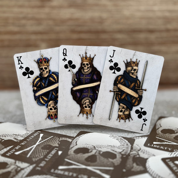 “Liberty or Death” – Premium Casino-Grade Patriotic Playing Cards | Standard Size