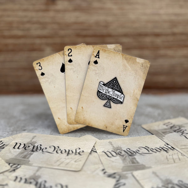 “We The People” – Premium Casino-Grade Patriotic Playing Cards | Standard Size