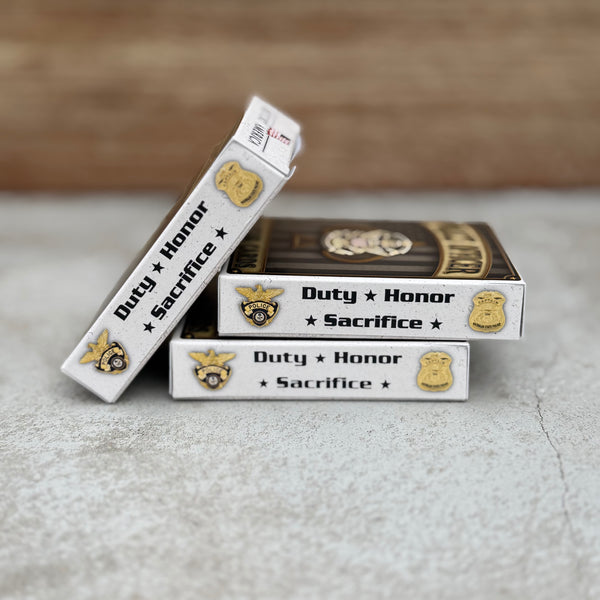 “Police Officer” – Premium Casino-Grade Patriotic Playing Cards | Standard Size