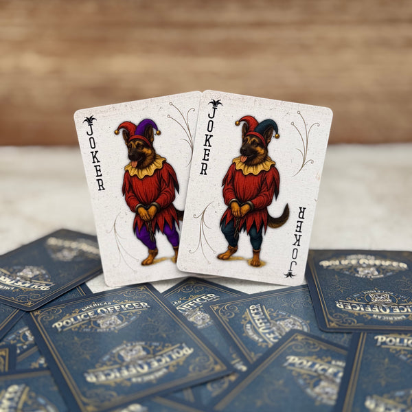 “Police Officer” – Premium Casino-Grade Patriotic Playing Cards | Standard Size