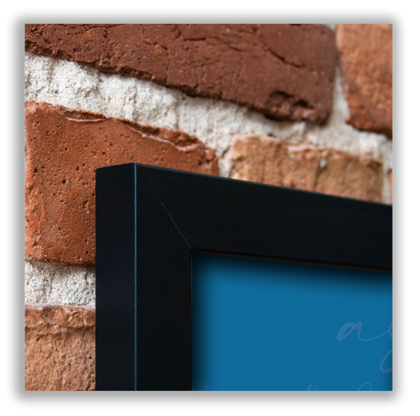 USA 1776 - Framed 1", printed with a matte finish, 6" x 24"