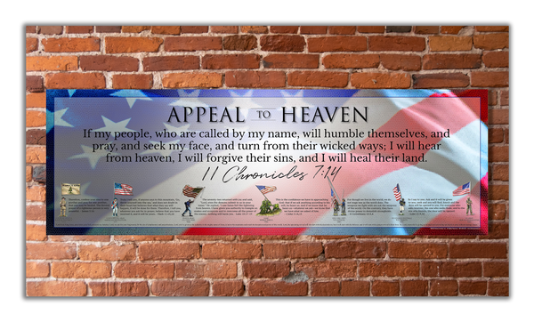 Appeal to Heaven - Unframed 11 ¾" x 36"