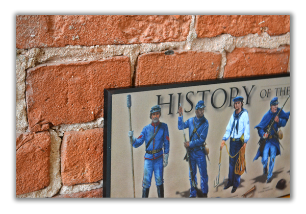 History of the American Civil War - Plaque - Beveled Edge with a pebble textured finish 6" x 24"