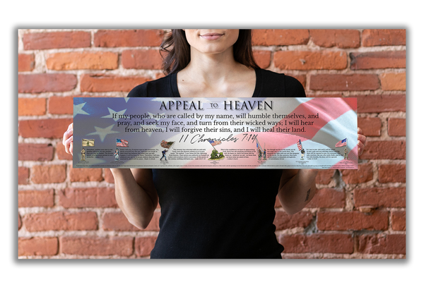 Appeal to Heaven - Unframed 6" x 24"