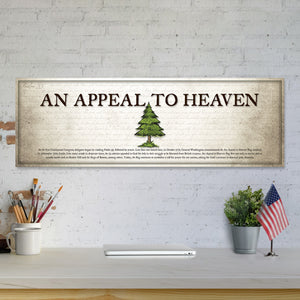 An Appeal To Heaven Flag - Unframed 11 ¾" x 36"