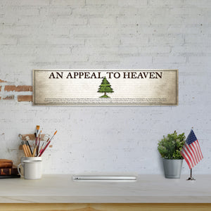 An Appeal To Heaven Flag - Unframed 6" x 24"