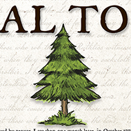 An Appeal To Heaven Flag - Plaque - Beveled Edge with a pebble textured finish 6" x 24"