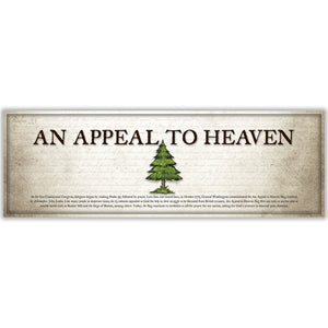 An Appeal To Heaven Flag - Unframed 11 ¾" x 36"