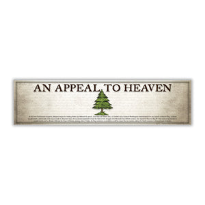 An Appeal To Heaven Flag - Unframed 6" x 24"