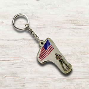Afghanistan War - Acrylic Key Chain