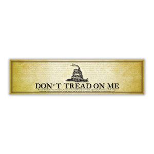 Don't Tread on Me - Unframed 6" x 24"