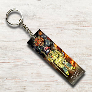 Firefighter - Acrylic Key Chain