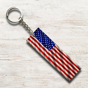 Full Flag - Acrylic Key Chain