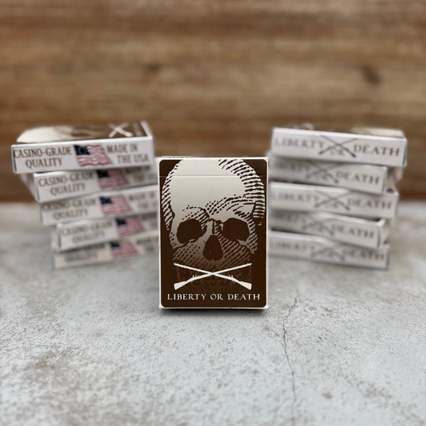 “Liberty or Death” – Premium Casino-Grade Patriotic Playing Cards | Standard Size