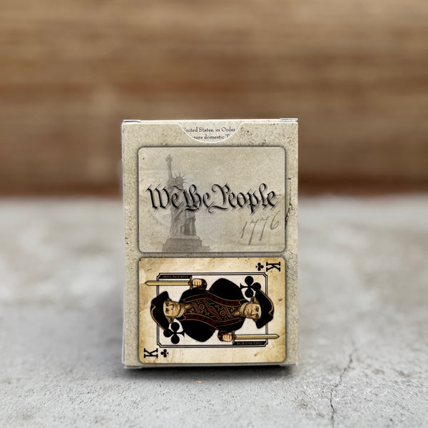 “We The People” – Premium Casino-Grade Patriotic Playing Cards | Standard Size