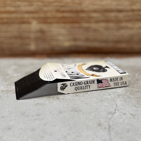 “Marines” – Premium Casino-Grade Patriotic Playing Cards | Standard Size