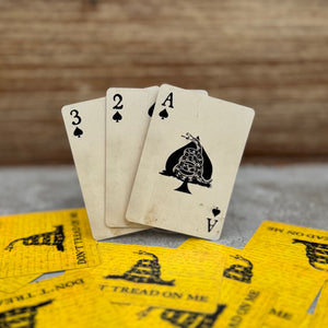 “Don’t Tread On Me” – Premium Casino-Grade Patriotic Playing Cards | Standard Size