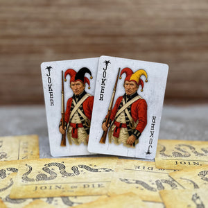 “Join, or Die” – Premium Casino-Grade Patriotic Playing Cards | Standard Size