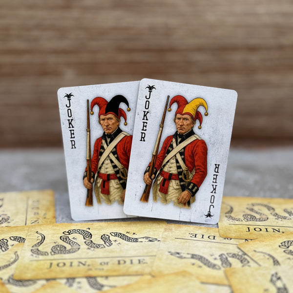“Join, or Die” – Premium Casino-Grade Patriotic Playing Cards | Standard Size