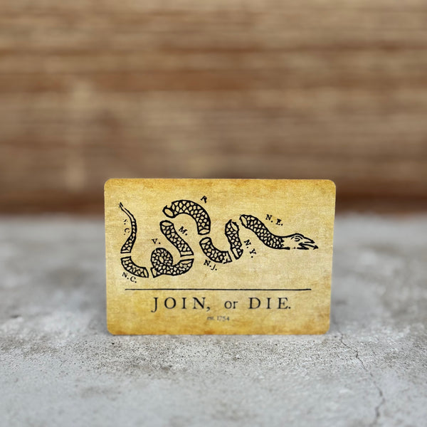 “Join, or Die” – Premium Casino-Grade Patriotic Playing Cards | Standard Size