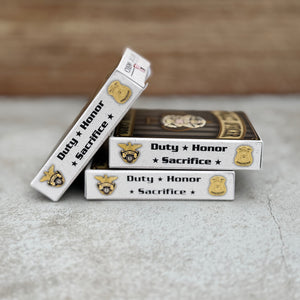 “Police Officer” – Premium Casino-Grade Patriotic Playing Cards | Standard Size