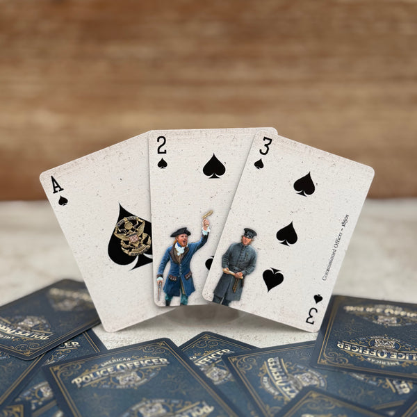 “Police Officer” – Premium Casino-Grade Patriotic Playing Cards | Standard Size