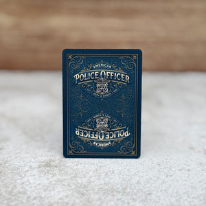 “Police Officer” – Premium Casino-Grade Patriotic Playing Cards | Standard Size