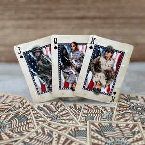 “Old Glory” – Premium Casino-Grade Patriotic Playing Cards | Standard Size
