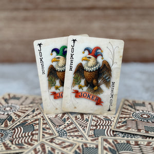 “Old Glory” – Premium Casino-Grade Patriotic Playing Cards | Standard Size