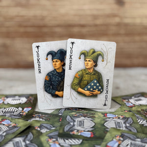 “Women in the Military” – Premium Casino-Grade Patriotic Playing Cards | Standard Size