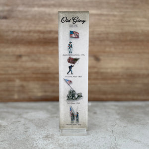 "Old Glory" Acrylic Art 2.5"x9"