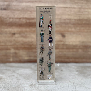 "Marines" Acrylic Art 2.5"x9"