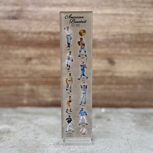 "Baseball" Acrylic Art 2.5"x9"