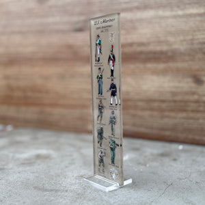 "Marines" Acrylic Art 2.5"x9"