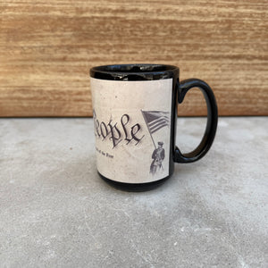 “We The People” 15oz Ceramic Mug – Classic Patriotic Drinkware