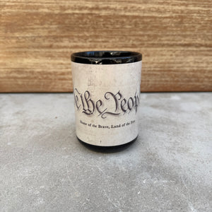 “We The People” 15oz Ceramic Mug – Classic Patriotic Drinkware