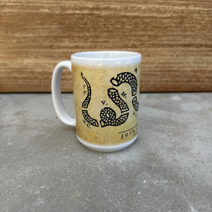 “Join, or Die” 15oz Ceramic Mug – Classic Patriotic Drinkware