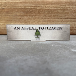 "An Appeal To Heaven" Acrylic Art 2.5"x9"
