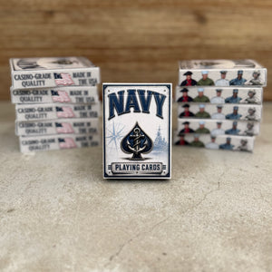 “Navy” – Premium Casino-Grade Patriotic Playing Cards | Standard Size
