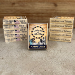 “Landmarks of Liberty” – Premium Casino-Grade Patriotic Playing Cards | Standard Size