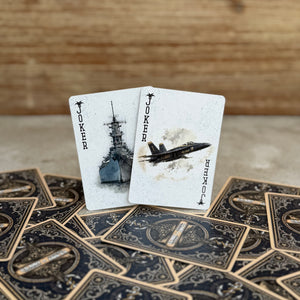 “Navy” – Premium Casino-Grade Patriotic Playing Cards | Standard Size