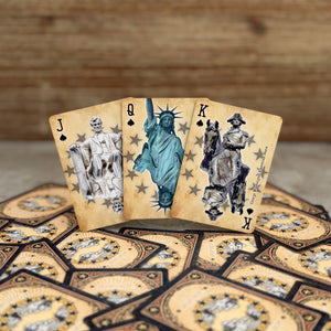 “Landmarks of Liberty” – Premium Casino-Grade Patriotic Playing Cards | Standard Size