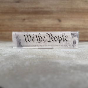 "We The People" Acrylic Art 2.5"x9"