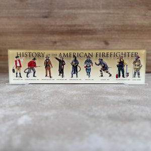 "Firefighter" Acrylic Desk Top Art 3.5"x14"