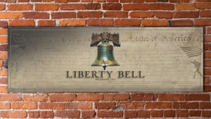 Liberty Bell - Unframed 11 ¾” x 36"
