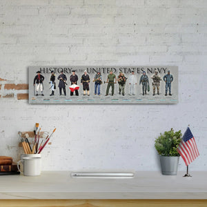 History of the United States Navy - Unframed 6" x 24"