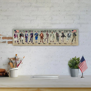 History of the American Soldier - Unframed 6" x 24"